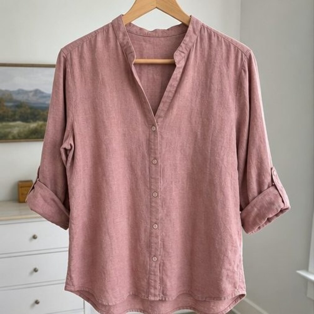 White Tie Neck Blouse